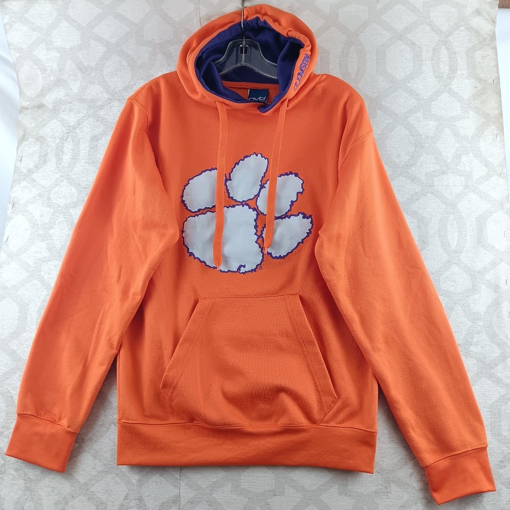 Clemson Tigers OVB NCAA College Orange‎ Hoodie Sweatshirt - Small